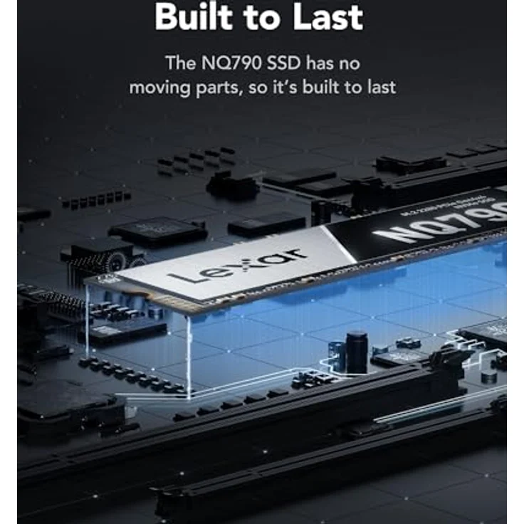 Lexar NQ790 SSD 1 TB NVMe M.2 PCIe 4.0 Gen4x4, bis zu 7000 MB/s Lesen, 6000 MB/s Schreiben, PS5 PC Gaming, intern, für intensive Arbeit und Spiele – Bild 5