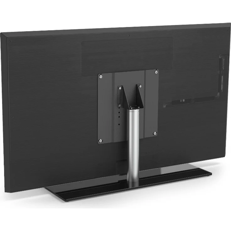 Spectral LGSF1-BG, 165,1 cm (65 Zoll) TV-Halterung aus Aluminium und gehärtetem Glas, schwarz, drehbar und höhenverstellbar, max. 30 kg