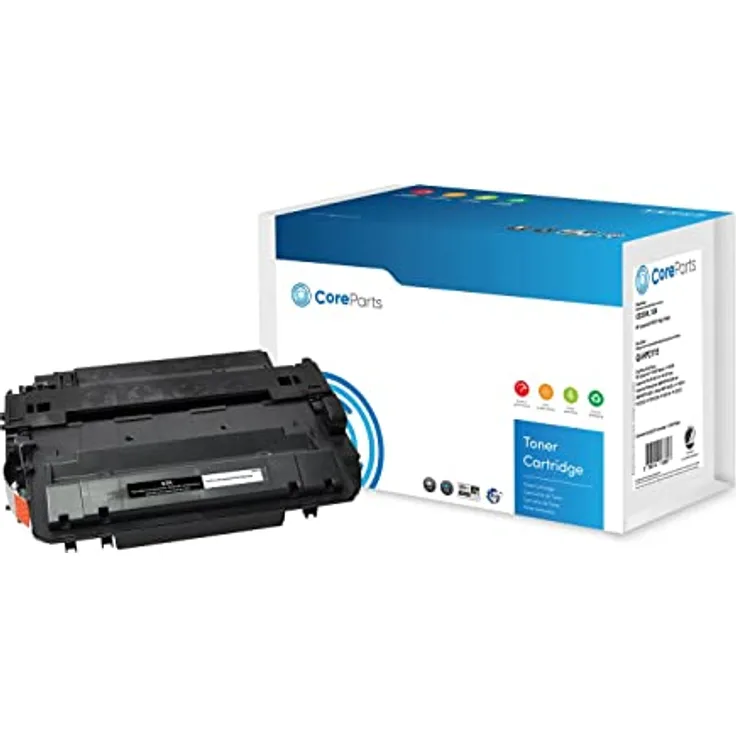 CoreParts Quality Imaging Toner Black CE255X, Hochleistungstoner für HP LaserJet P3015, Seitenleistung: 12.500