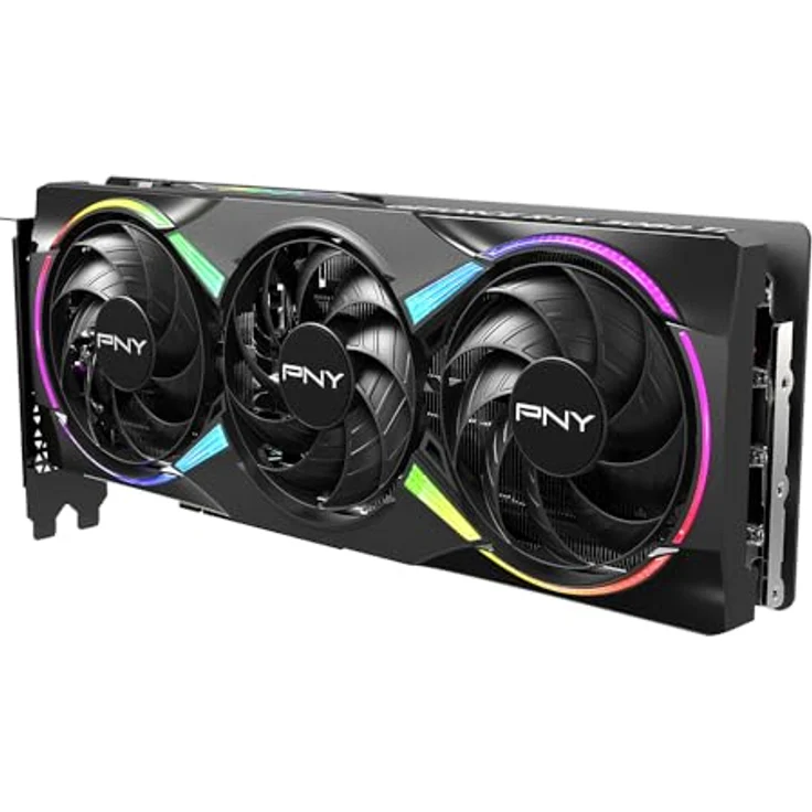 PNY GEFORCE RTX™ 5060 Ti, 16GB ARGB Overclocked Grafikkarte mit Triple Fan und DLSS 4 – Bild 5