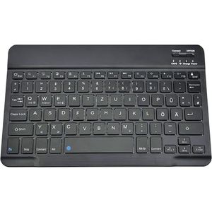 Bild für Lobwerk Bluetooth Tastatur Keyboard kabellos USB für ALLE iOS Windows Android Tablets (Schwarz)