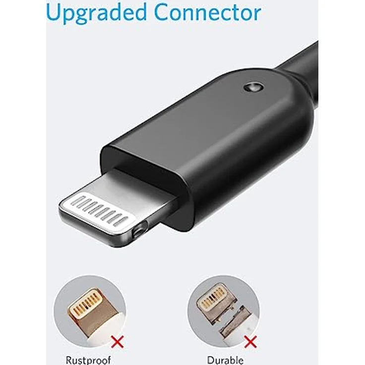 Anker 321 USB-A to Lightning Cable, 0,9 m, schwarz (A8432012) – Bild 2