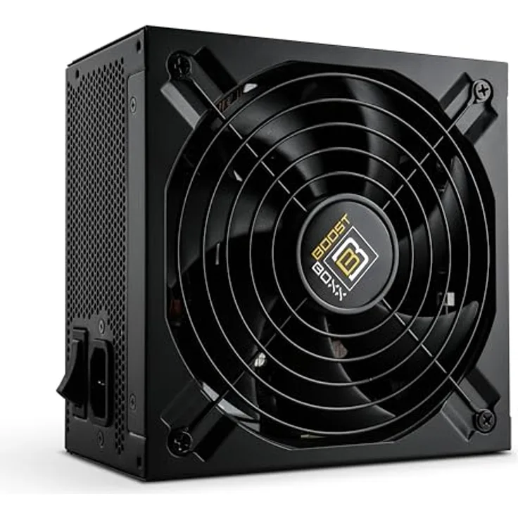BoostBoxx Netzteil PB1000P | 80PLUS Platinum, 1000 Watt, vollmodular, gesleevte Kabel, Schutzfunktionen (OCP, OVP, SCP, OPP, OTP, UVP), ATX3.1 12V, 100-240V, Power Boost