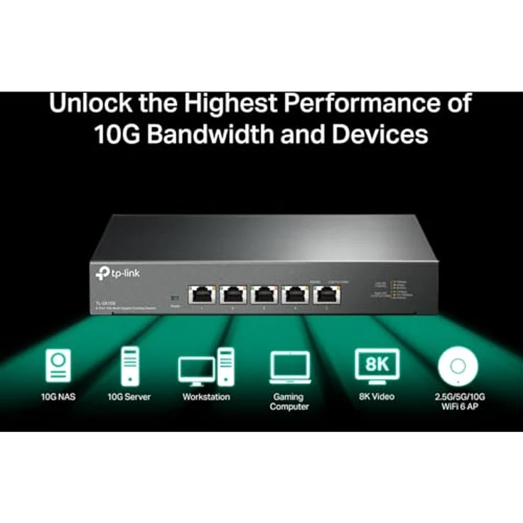 TP-Link TL-SX105 5-Port 10G Multi-Gigabit Switch – Bild 6