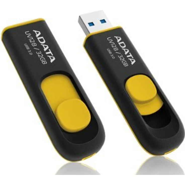 ADATA UV128 32GB USB3.1 Flashlaufwerk, schwarz-blau – Bild 2
