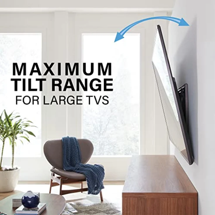 Sanus VLT7-B2 TV-Halterung, neigbar und schwenkbar, 106,7-228,6 cm, Schwarz – Bild 4