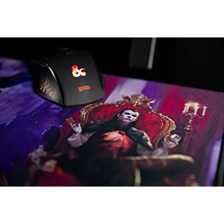 Konix Dungeons + Dragons Mousepad (S), Mehrfarbig, gummierte Rückseite für optimalen Halt, Mikrofaseroberfläche für präzise Maussteuerung – Bild 4