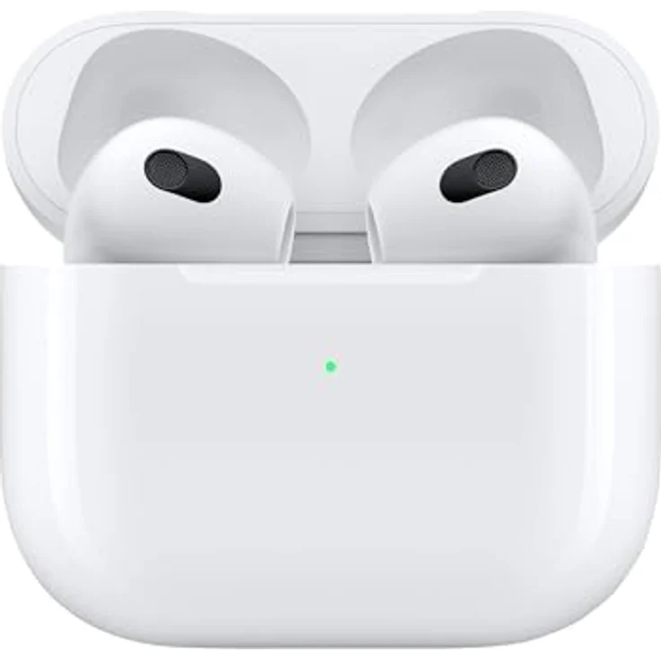 Apple AirPods (3rd generation), True Wireless Stereo (TWS) Kopfhörer mit Anruf- und Musiksteuerung, Weiß, inkl. Lightning Case – Bild 3