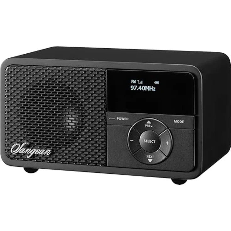 Sangean DDR-7X Digitalradio mit Bluetooth, DAB+, UKW-RDS (FM), schwarz – Bild 2