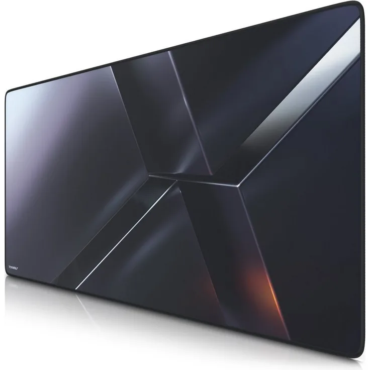 Titanwolf XXL Speed Gaming Mauspad 900 x 400 x 3 mm, rutschfest, abwaschbar, präzise Steuerung, X Motiv