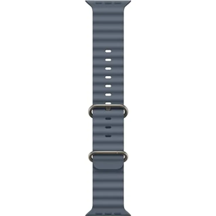 Apple Ocean Band 49 mm, elastisches Armband für Apple Watch in Maritimblau, One Size