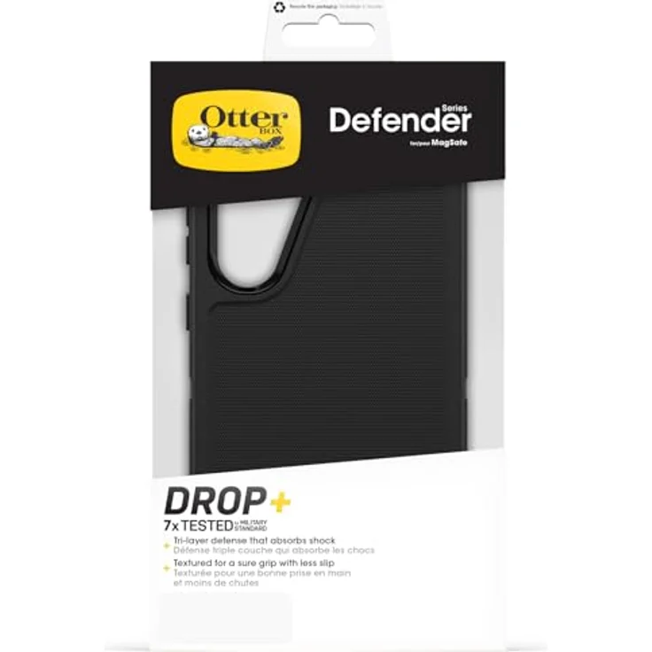 OtterBox Defender Hülle für Samsung Galaxy S25+, stoßfest, sturzsicher, Ultra-robust, schützende Hülle, 7X getestet nach Militärstandard, Schwarz – Bild 5