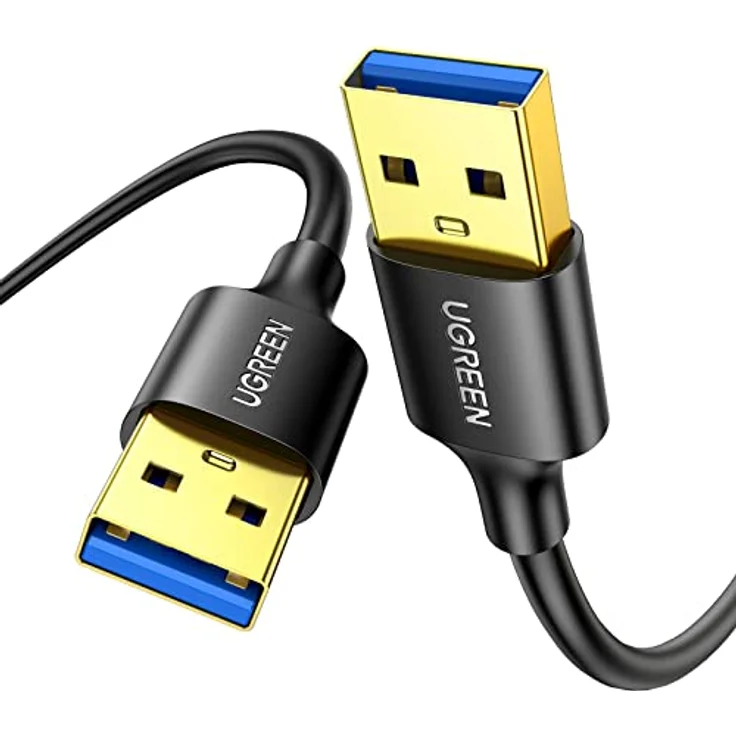 Ugreen USB 3.0 Kabel, 2m Hochgeschwindigkeitsdatenkabel mit 5 Gbit/s, grau – Bild 1