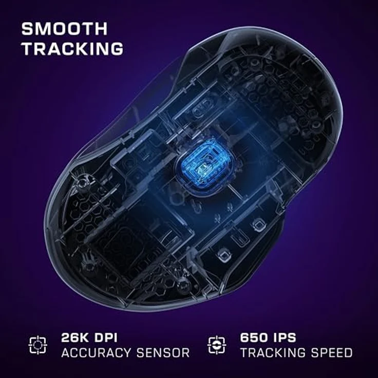 Turtle Beach Kone II – Ergonomische RGB-Gaming-Maus, 26K DPI Optischer Sensor, optische Schalter mit 100 Mio. klick-Lebensdauer, 23 programmierbare Funktionen, 4D-Scroll-Rad, Schwarz – Bild 5