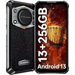 OUKITEL WP22 Smartphone entsperrt 13+256GB 10000mAh FHD+6.58, Android 13, Schwarz