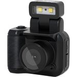 Lixada 1080P Mini-Digitalkamera, digitale Videokamera mit 1,44-Zoll-Bildschirm, 90° drehbarem Blitz, 6 Filtern, schwarzer Farbe