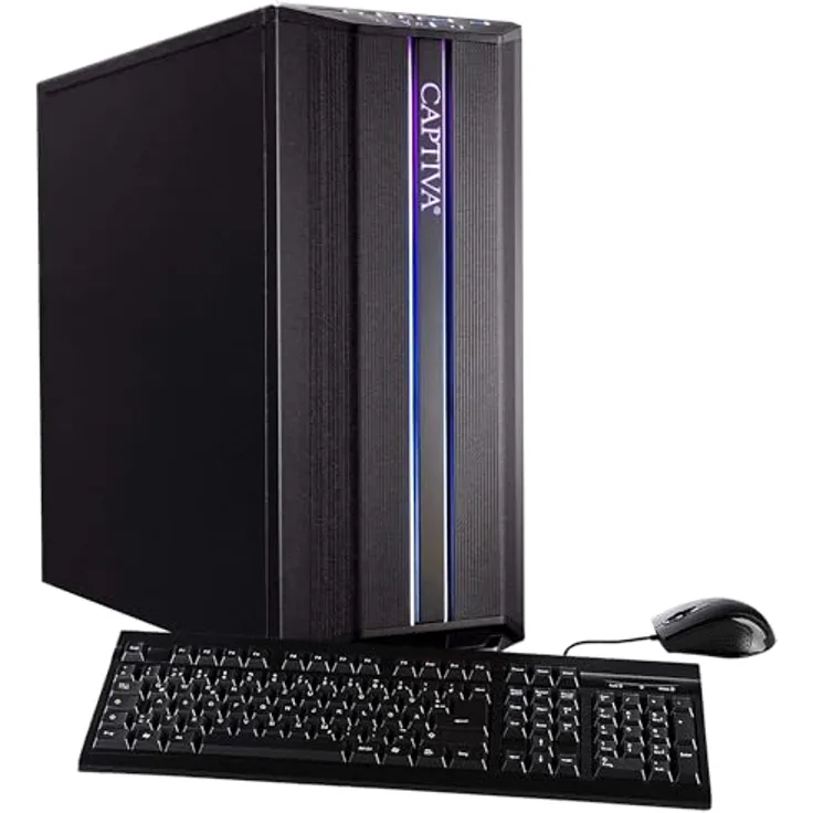 Captiva PC Power Starter R69-384 | AMD Ryzen 5 5600G | 16GB DDR4 RAM | AMD Radeon Graphics | 500 GB SSD | ohne OS