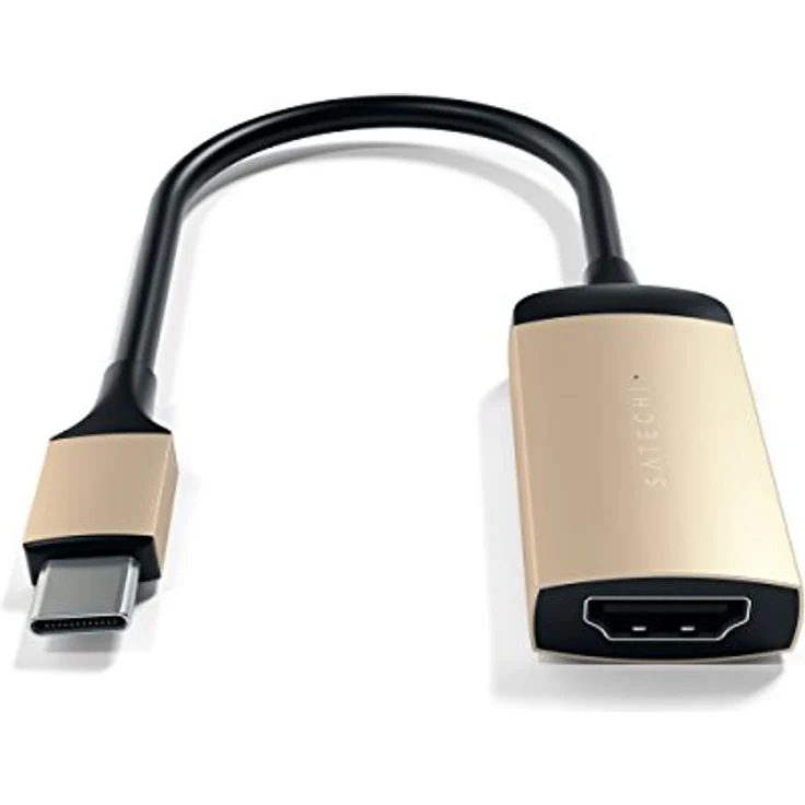 Satechi USB-C auf 4K HDMI Adapter Gold – Bild 3