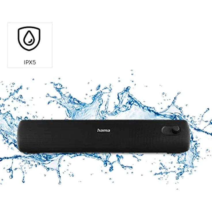 Hama PipeRoll 3.0 Bluetooth Lautsprecher (12 h Akkulaufzeit, Schwarz) – Bild 5