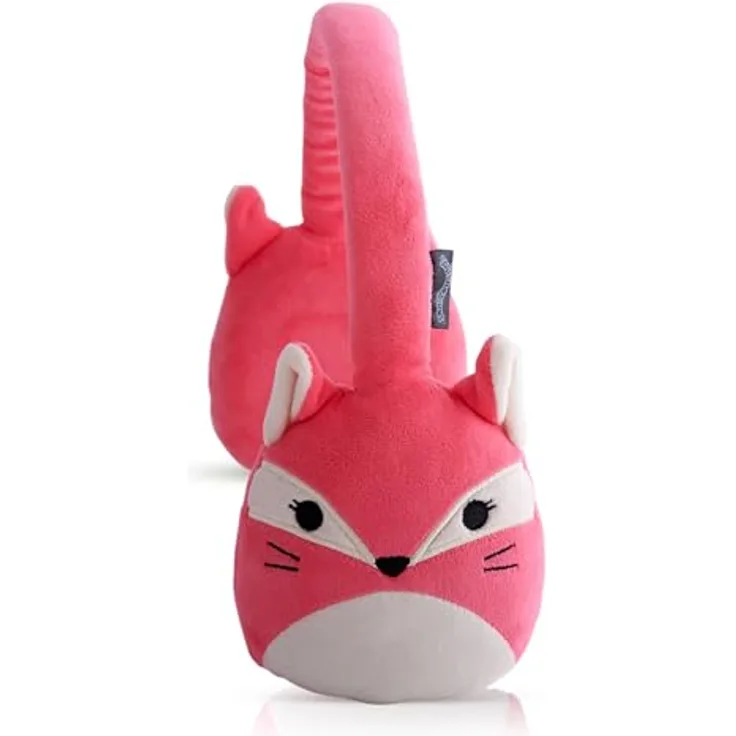 Squishmallows Fifi Plüsch-Bluetooth-Kopfhörer, kabellos mit Mikrofon, Bluetooth 5.0, bis zu 6 Stunden Wiedergabezeit, rosa