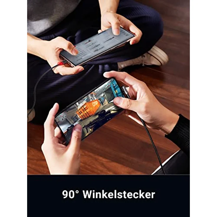 UGREEN Angled USB-C to USB-A Data Cable Black 1m – Bild 4