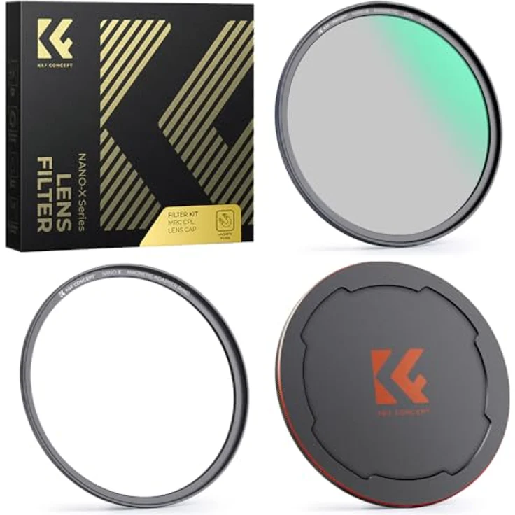 K&F Concept Nano X-Serie 82mm Magnetischer CPL Filter, Zirkular-Polfilter mit 28 Multi-Layer-Beschichtungen, Ultra Slim und optischem Glas – Bild 1