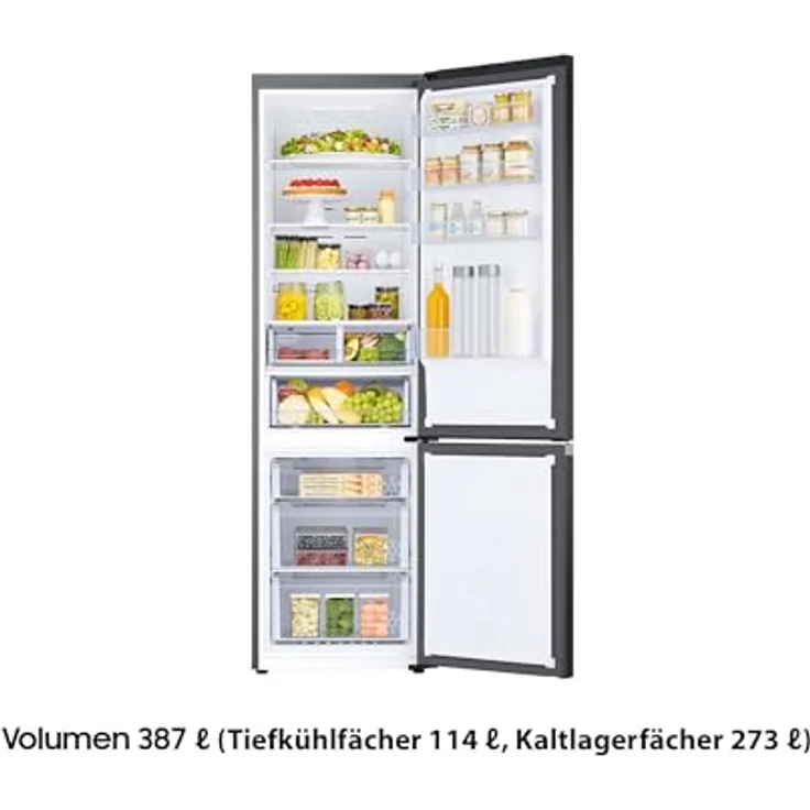 Samsung RB38C607AB1/EF, Kühl-/Gefrierkombination, 387 L Schwarz – Bild 3
