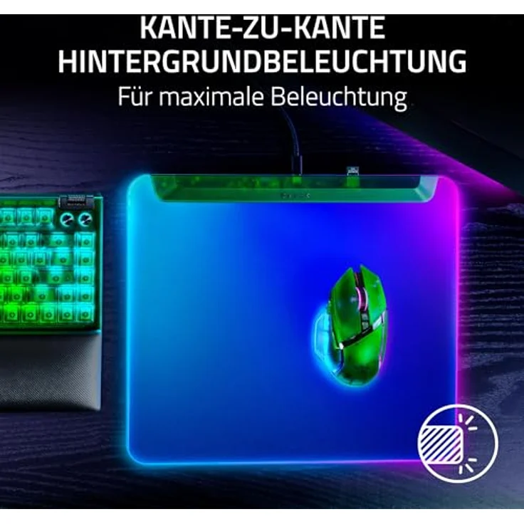 Razer Firefly V2 Pro - Phantom Green Ed. (M), Gaming-Mauspad mit RGB-Beleuchtung und 15 anpassbaren Zonen, Grün – Bild 3
