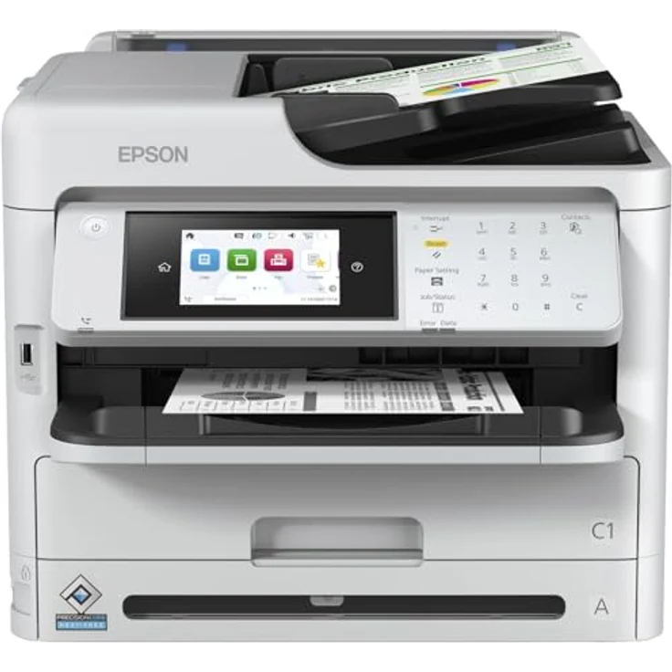 Epson WorkForce Pro WF-M5899DWF, Business-Tintenstrahler mit automatischem Duplexdruck, grau – Bild 2