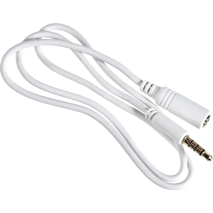 Goobay 62359 AUX Verlängerungskabel – Audiokabel – Verbindungskabel – Klinkenkabel – Klinke 3,5mm Stecker (4-Pin, Stereo) > Buchse 3,5 mm Stecker (4-Pin, Stereo) – Bild 1