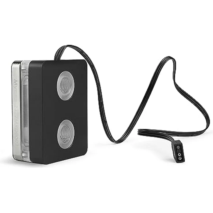 Thermal Grizzly AM5 Mycro Direct-Die RGB Wasserkühler für AMDs Ryzen-7000-Prozessoren - CNC bearbeitete POM Abdeckung - G1/4-Zoll-Anschlüsse, schwarz – Bild 5