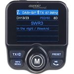 auvisio DAB Auto: DAB+/DAB-Empfänger, FM-Transmitter, Bluetooth, Freisprecher, MP3, USB (Radio Zigarettenanzünder, DAB Adapter Auto, Lautsprecher)
