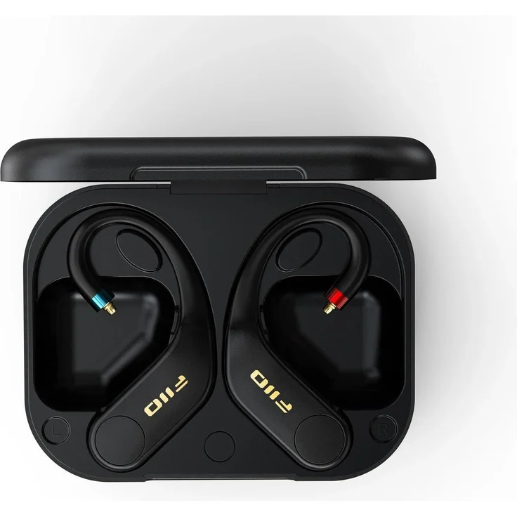 FiiO UTWS5 2025 MMCX, Kabellose Ohrbügel mit ANC, 8 h Akkulaufzeit, Schwarz