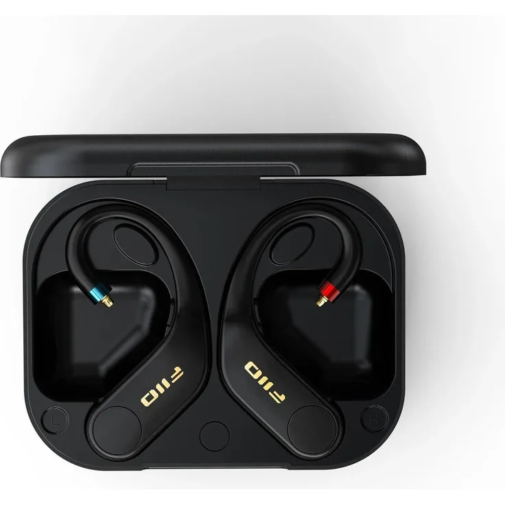 FiiO UTWS5 2025 MMCX, Kabellose Ohrbügel mit ANC, 8 h Akkulaufzeit, Schwarz