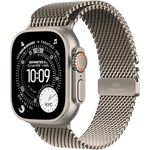 Apple Watch Ultra 3 GPS + Cellular, 49mm, Titangehäuse Silber, Milanese Loop Silber - M