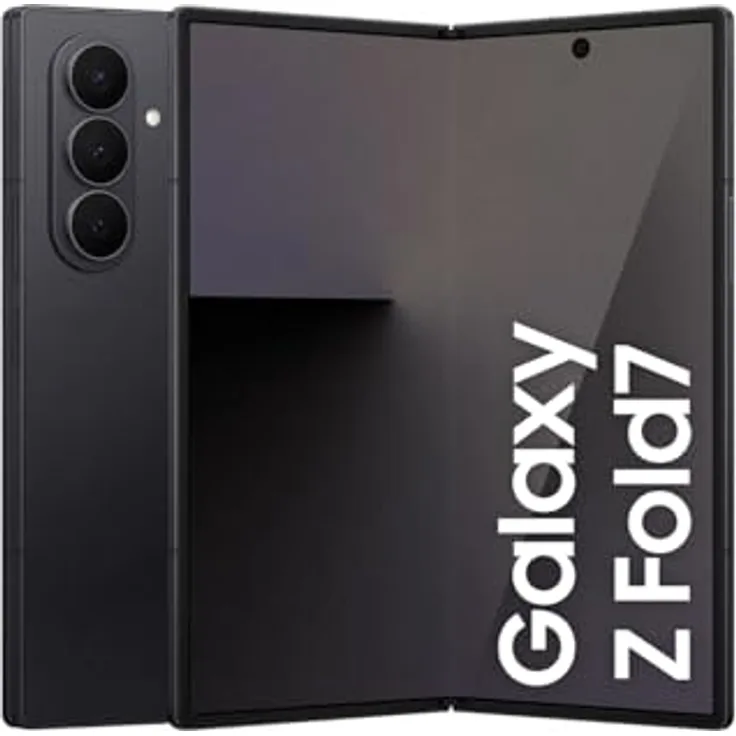 Samsung Galaxy Z Fold 7 AI, Faltbares Smartphone mit 200 MP Kamera, 256 GB, 12 GB RAM, Android, JetBlack