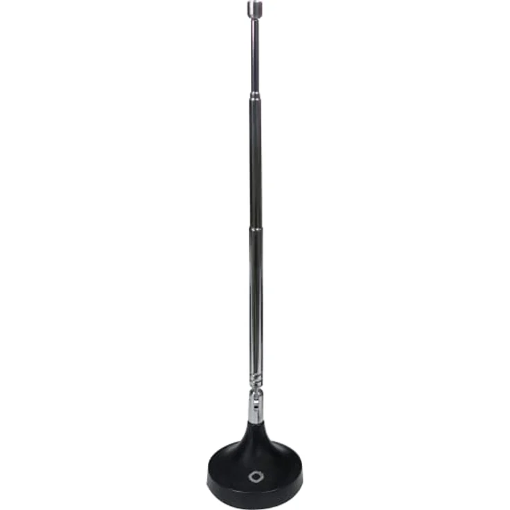 Oehlbach Radio Rod DAB+ Antenne | Radio Antenne für den Empfang von DAB+ und FM/UKW | Einfahrbare DAB Antenne mit Magnetfuß | Zimmerantenne inkl. Adapter auf F-Stecker | Schwarz – Bild 5