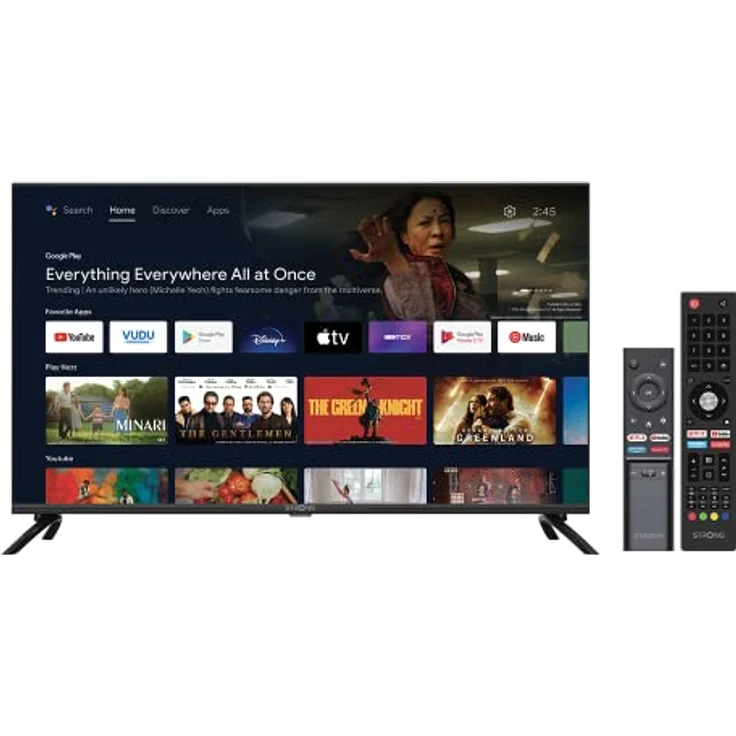 STRONG SRT40FD5553, 40 Zoll Smart TV, 100cm, Full HD Fernseher, Triple Tuner, HDR, androidtv, Sprachbedienung mit Google – Bild 5