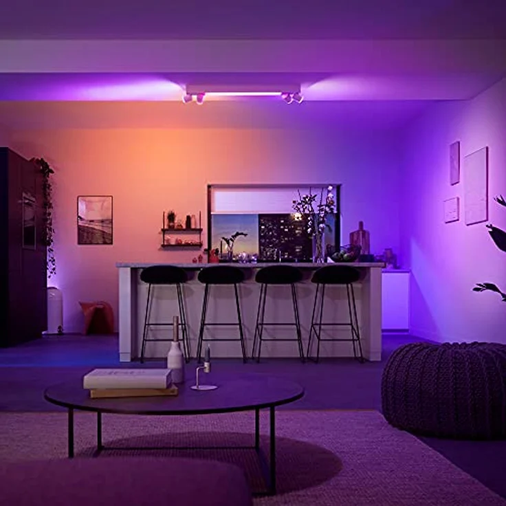 Philips Hue White & Color Ambiance BT Centris Spot 4 flg. weiß 4200lm – Bild 3
