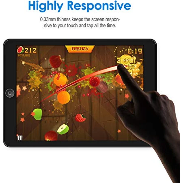 JETech Schutzfolie Kompatibel Apple iPad mini 1 2 3, Gehärtetem Glas Panzerglas DisplaySchutzfolie – Bild 4