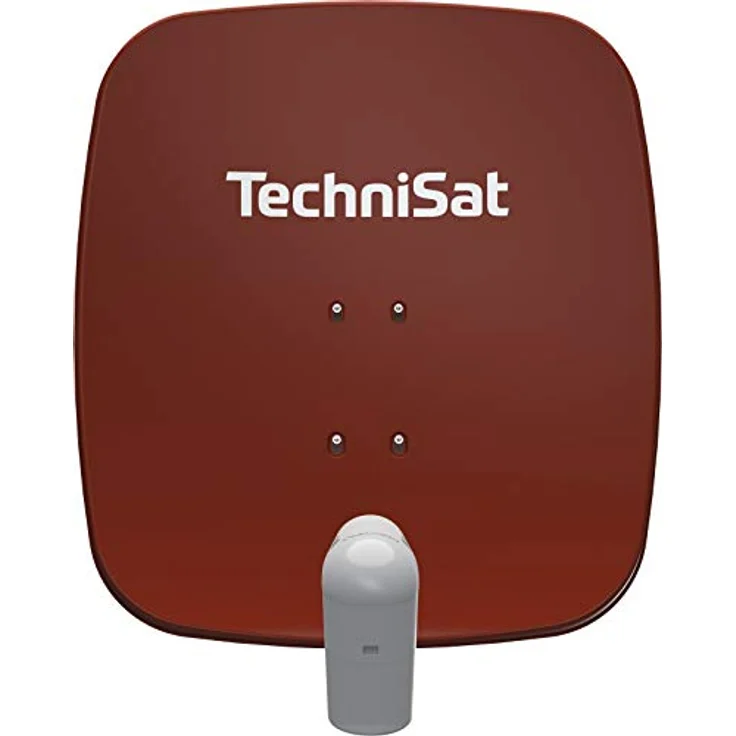 TechniSat SATMAN 65 PLUS UNYSAT-Universal-Quattro-Switch-LNB (DigitalSat-Antenne, Aluminium, HDTV, Quattro-Switch-LNB) ziegelrot – Bild 1