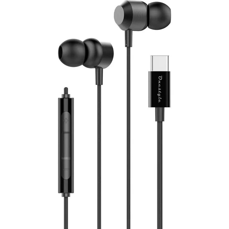 Onestyle EP-01 Headset schwarz, In-Ear Headset mit USB-C Anschluss