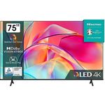 Hisense 75E7KQ QLED Smart TV 189 cm (75 Zoll), 4K, HDR10, Dolby Vision, Game Mode Plus, Alexa Built-in, anthrazit