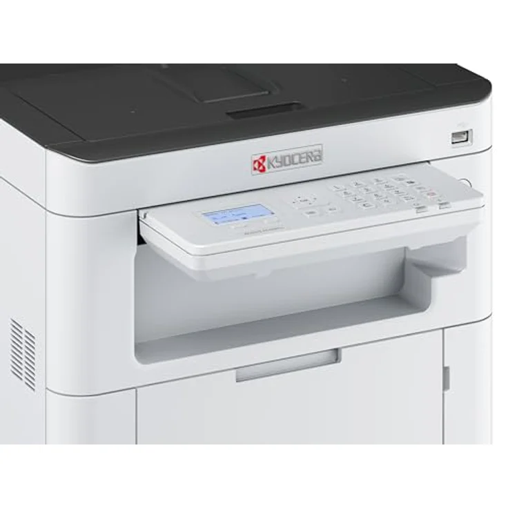 Kyocera Klimaschutz-System Ecosys PA4000cx Laserdrucker Farbe: 40 Seiten pro Minute. Farblaserdrucker mit neigbarem Bedienfeld, Duplex-Einheit, 100+550 Blatt Papierzufuhr, Gigabit LAN, Mobile Print – Bild 4
