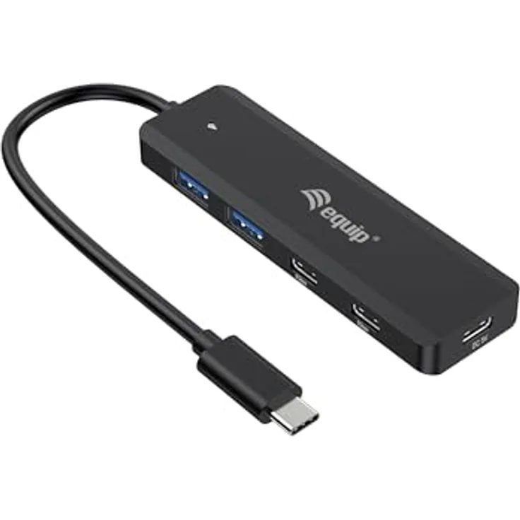 Equip 128964 USB-C 4-Port USB 3.2 Gen 1 Hub, USB-C x 2, USB-A x 2