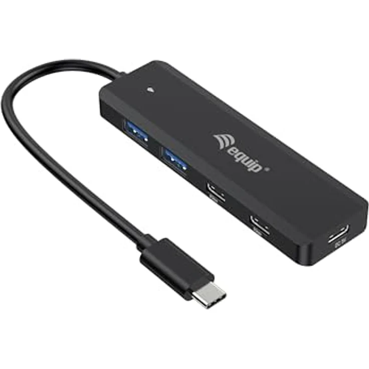 Equip 128964 USB-C 4-Port USB 3.2 Gen 1 Hub, USB-C x 2, USB-A x 2 – Bild 1