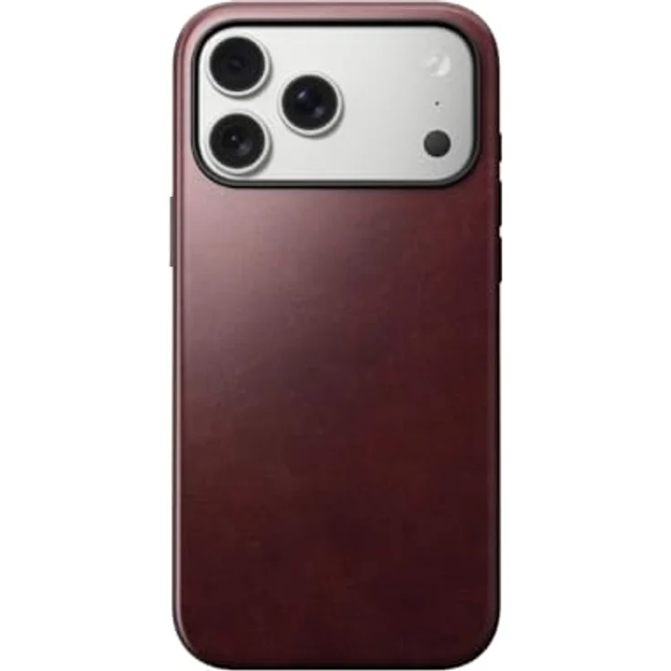 Nomad Modern Leather Case, Lederhülle für iPhone XS Max aus Horween Leder, braun, mit Stoßschutz und MagSafe-Kompatibilität – Bild 2