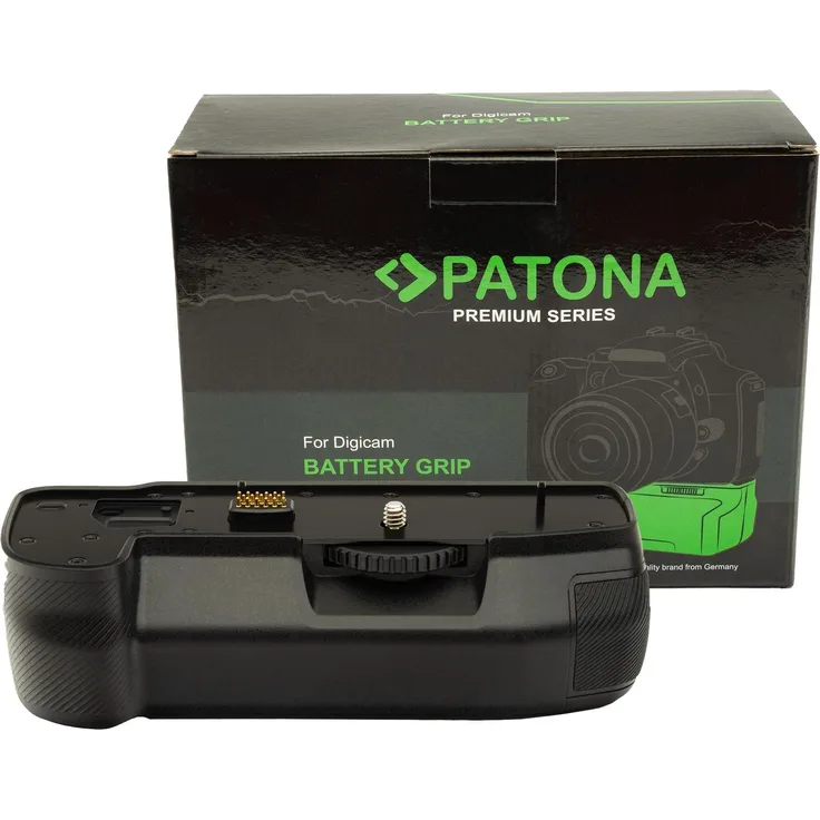 Patona Batteriegriff Blackmagic 6K Pro, ergonomischer Batteriegriff für 2x NP-F570 Akkus, rutschsicher