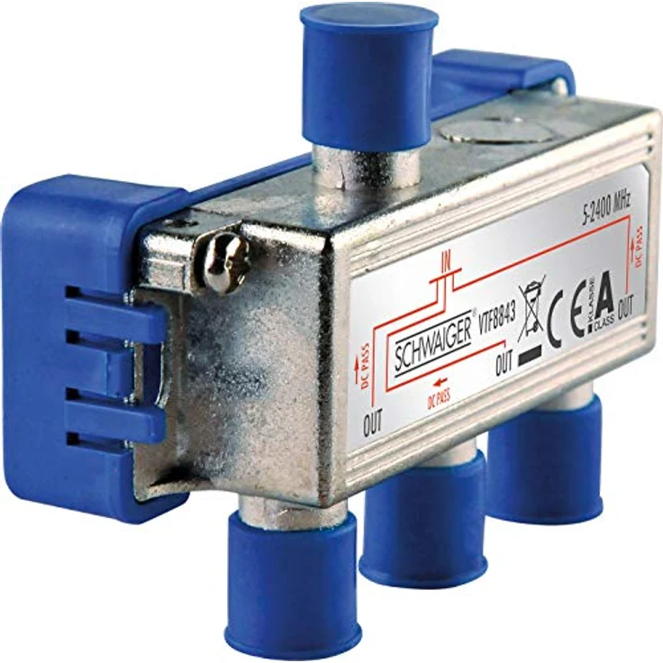 Schwaiger VTF8843241 High-End-Verteiler 3-Fach für BK- und GA-Anlagen (110 dB) – Bild 3