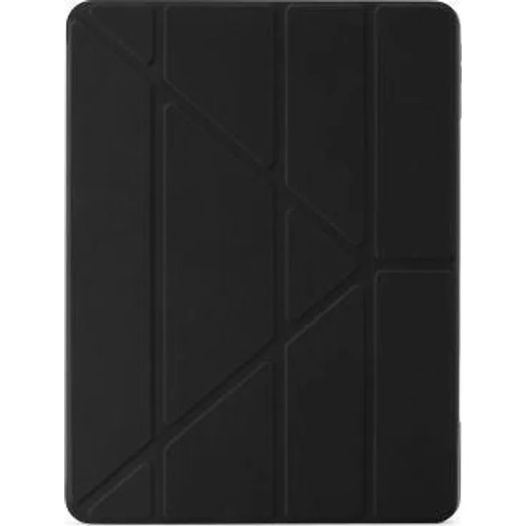 Pipetto Origami No1 Original TPU Tablet Case - Protective Cover for iPad Pro 12.9 Inch 3/4 (4), Schwarz